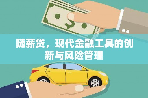 宿豫随薪贷，现代金融工具的创新与风险管理