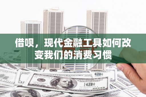 宿豫借呗，现代金融工具如何改变我们的消费习惯