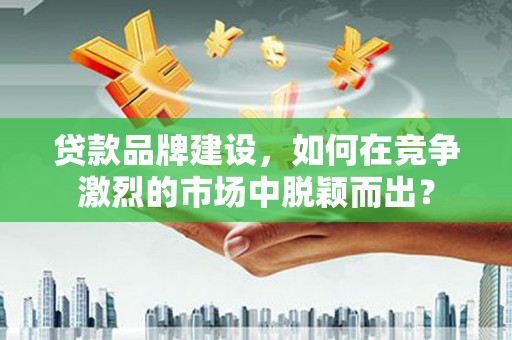 宿豫贷款品牌建设，如何在竞争激烈的市场中脱颖而出？