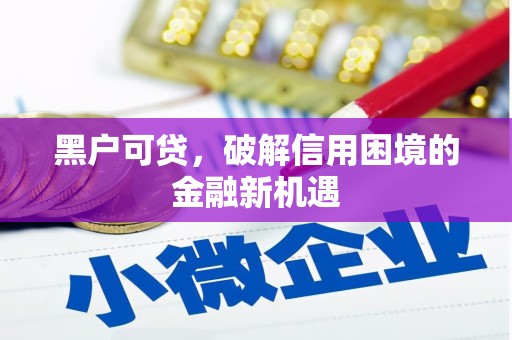 宿豫黑户可贷，破解信用困境的金融新机遇